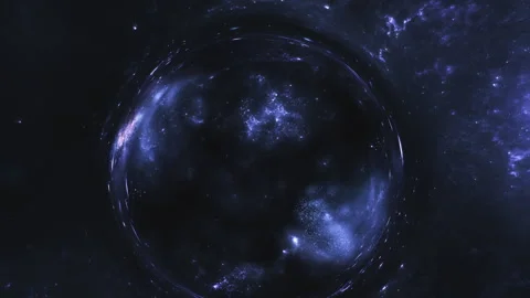 A wormhole somewhere in the blue universe Stock Footage 255724970
