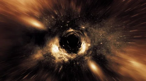 Wormhole straight through time and space, and millions of stars. Stock Footage 61233318