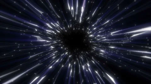 Wormhole straight through time and space, and millions of stars. Camera fly Stock Footage 112802320