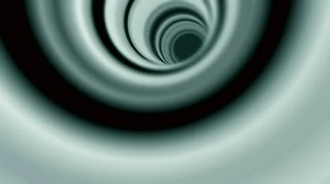 Wormhole though rings of time and space, science fiction style. Stock Footage 12441804