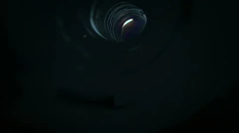 Wormhole though time and space, colorful high tech style. Stock-Footage 12430725