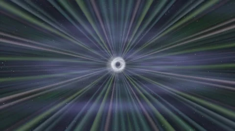 Wormhole though time and space. Travel though this science fiction wormhole Video stock 40370869