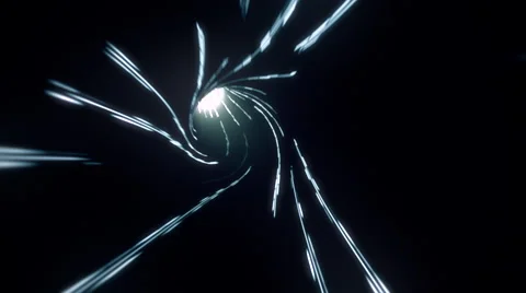 Wormhole through time and space, data technology style. Stock Footage 61232830