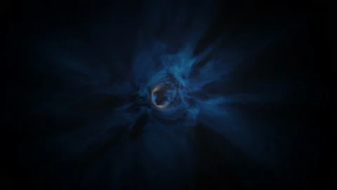 Wormhole through time and space, warp through science fiction. Abstract jump in Vídeo Stock 150751715