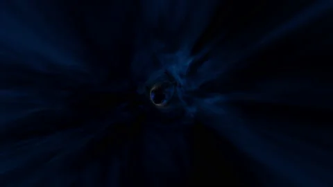 Wormhole through time and space, warp through science fiction. Abstract jump in Stock Footage 151346830