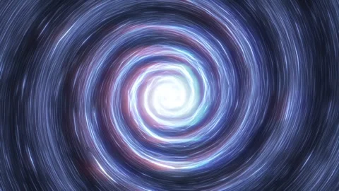 A wormhole in time and space, warping through science fiction Stock Footage 249475617