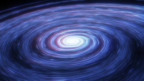 A wormhole in time and space, warping through science fiction. Stock Illustration