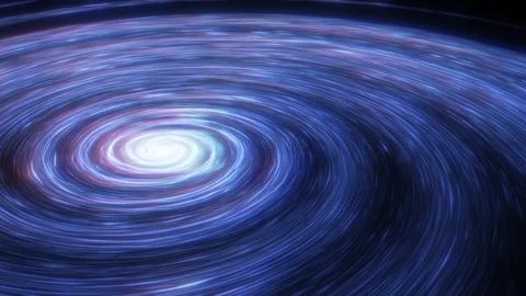 A wormhole in time and space, warping through science fiction. Stock Illustration