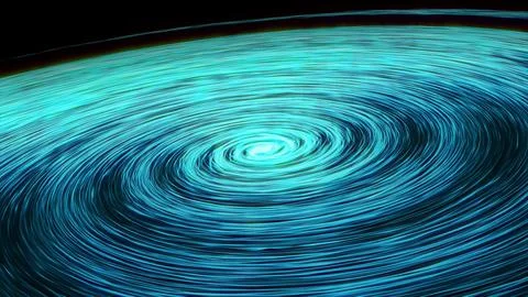 A wormhole in time and space, warping through science fiction. Stock Illustration
