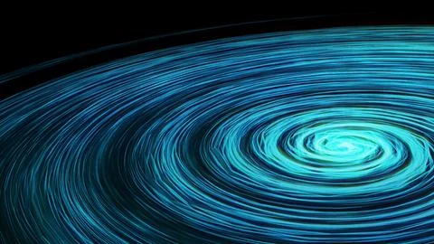 A wormhole in time and space, warping through science fiction. Stock Illustration