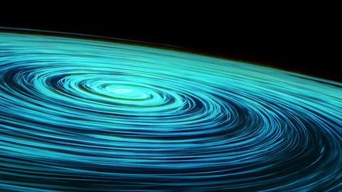 A wormhole in time and space, warping through science fiction. Stock Illustration