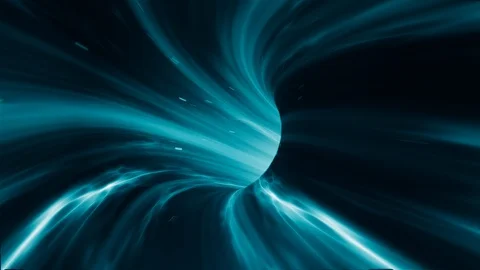 Wormhole time vortex loop Stock Footage 99600423