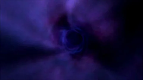 Wormhole Travel Animation - Loop Stock Footage 34476529