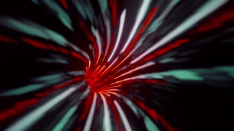 Wormhole tunnel through abstract data, and time and space. Stock Footage 61233362