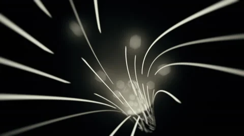 Wormhole tunnel through time and space, data technology style. 스톡 동영상 61536616