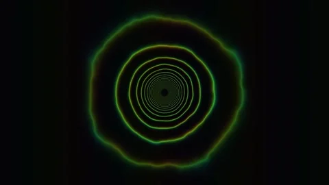 Wormhole tunnel vortex space background with glowing Stock Footage 341581420