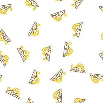 Worms in compost vector seamless pattern Stock Illustration