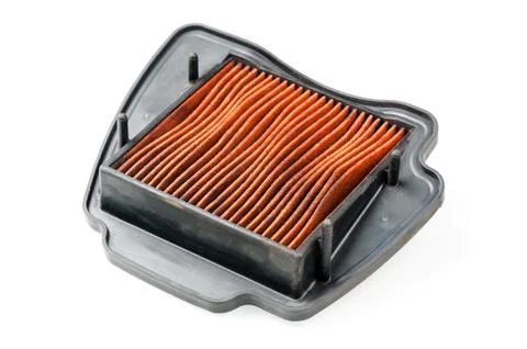 Worn air filter Stock Photos
