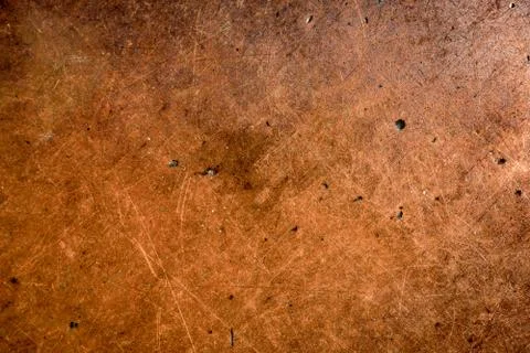 Worn copper texture with patina. Stock Photos