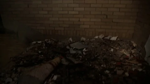 Worn Down Building Video stock 70704238