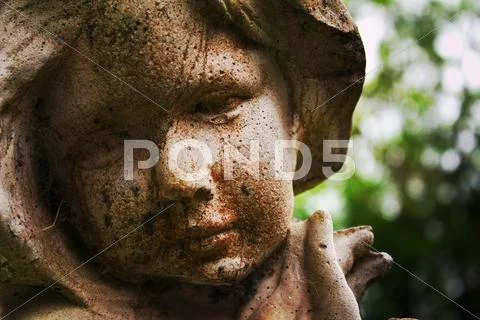 Stock Photograph: Worn Down Statue Face ~ Image #35569857