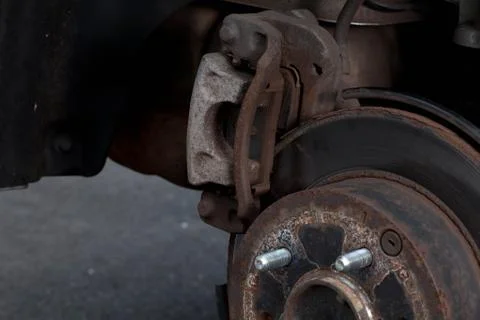 Worn drake disk Stock Photos