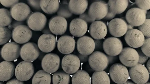 Worn Grunge Golf Transition Alpha Stock Footage 324805985