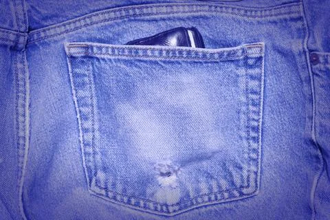 Worn Jeans Stock Photos