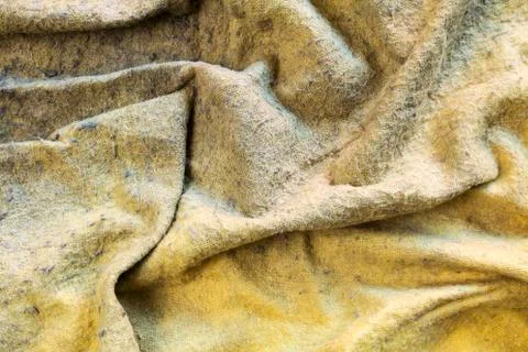 Worn Old Duster Cloth Close Up 写真素材