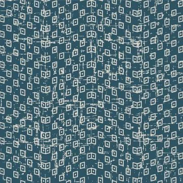 Worn out antique seamless background Geometry Check Dot Wave Frame Stock Illustration