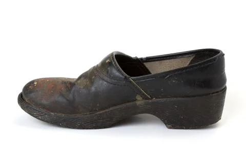 Worn out clog Stock Photos