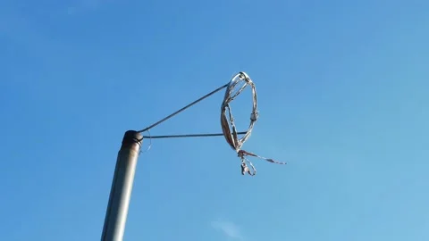 A worn-out windsock Stock Footage 201917037