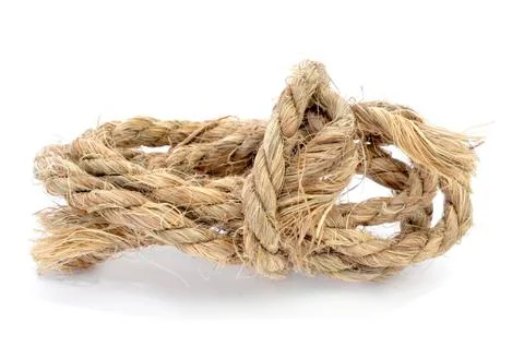 Worn rope Foto stock