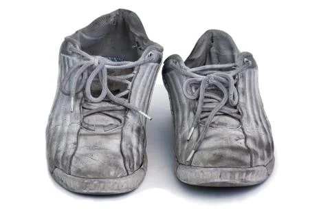 Worn sneakers Stock Photos