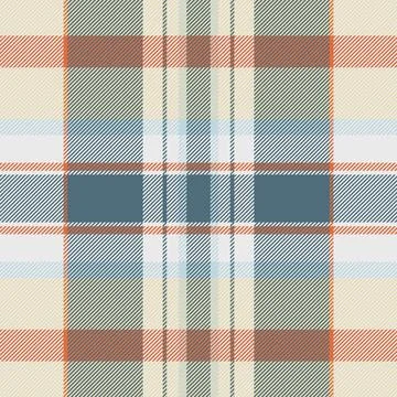 Worn tartan vector seamless, turkish pattern fabric plaid. Full texture che.. Stock Illustration
