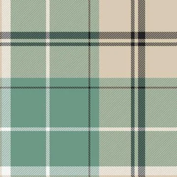 Worn texture vector textile, vintage plaid seamless pattern. Gentle check t.. Stock Illustration