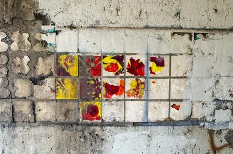 Worn tile background Stock Photos