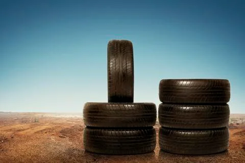 Worn Tire Stock Photos