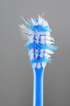 Worn toothbrush Stock Photos