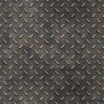 Worn tread plate Stock Illustration