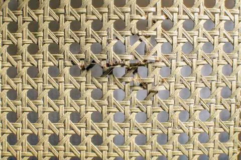 Worn wicker background Stock Photos