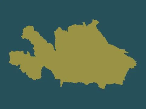 Woroba, Cote d'Ivoire. Solid color shape Stock Illustration