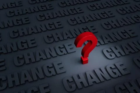 Worried about change Stock Illustration