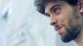 worried and sad young man ( boy) face HD Footage