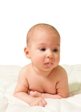 Worried baby Stock Photos