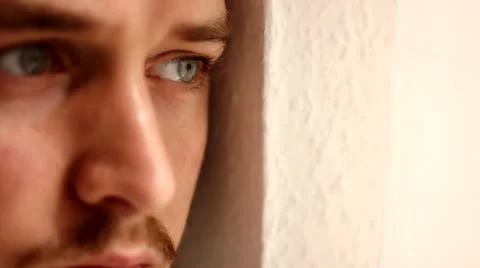 Worried Eyes Stock Footage 22955008