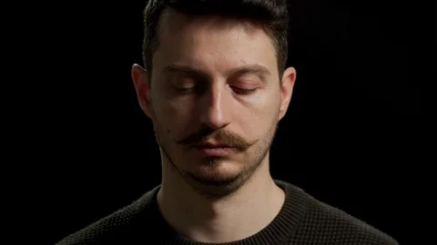 Worried man Stock Footage 99746184