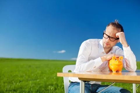 Worried man Stock Photos