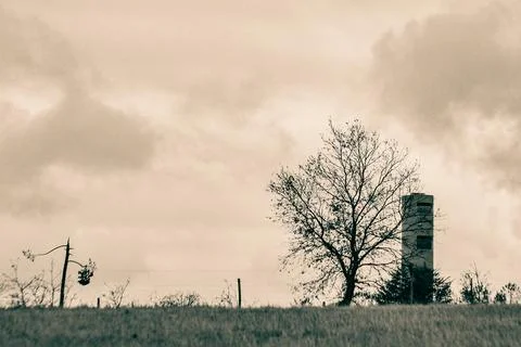 Worrying landscape Stock Photos