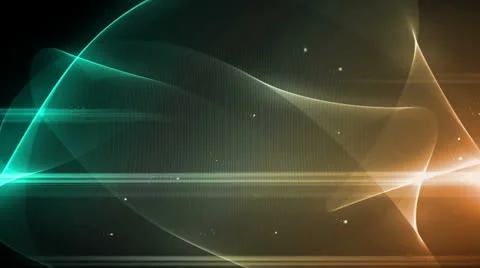 Worship Background Light Wave Amber Blue Stock Footage 25974096